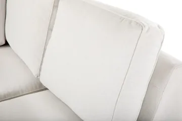 Optus Lyx 5-seters Høyrevendt U-formet Hjørnesofa med Divan i Stoff - Lys grå - Møbler - Sofaer - Hjørnesofa - Hjørnesofa med divan