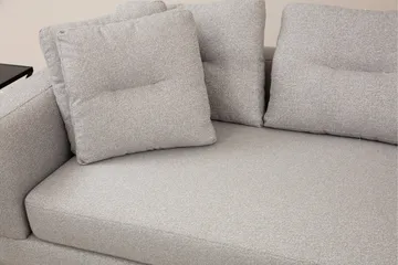 Pavdova Hjørnesofa 4-seter - Lysegrå - Møbler - Sofaer - U-sofa