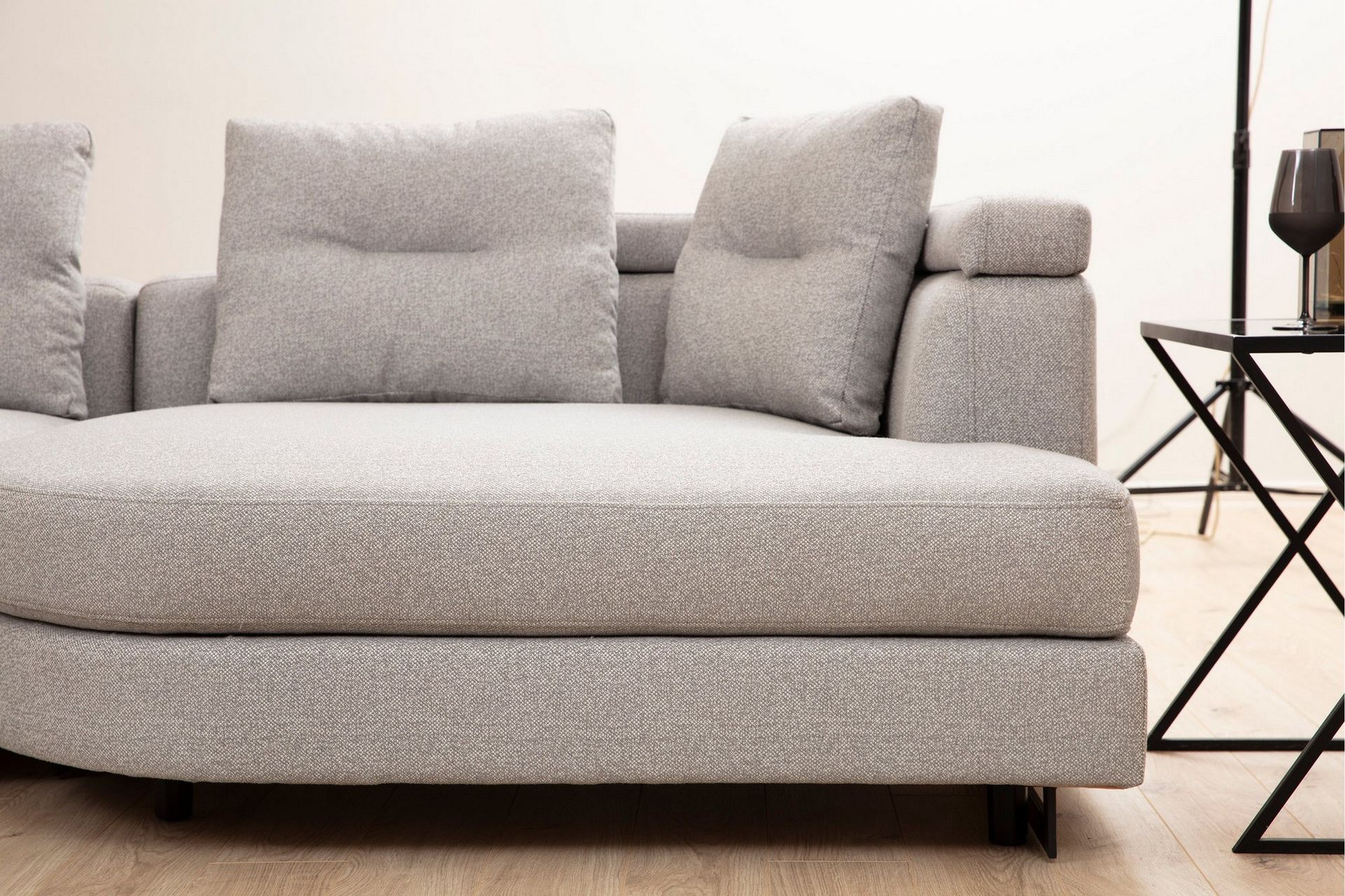 Pavdova Hjørnesofa 4-seter - Lysegrå - Møbler - Sofaer - Hjørnesofa