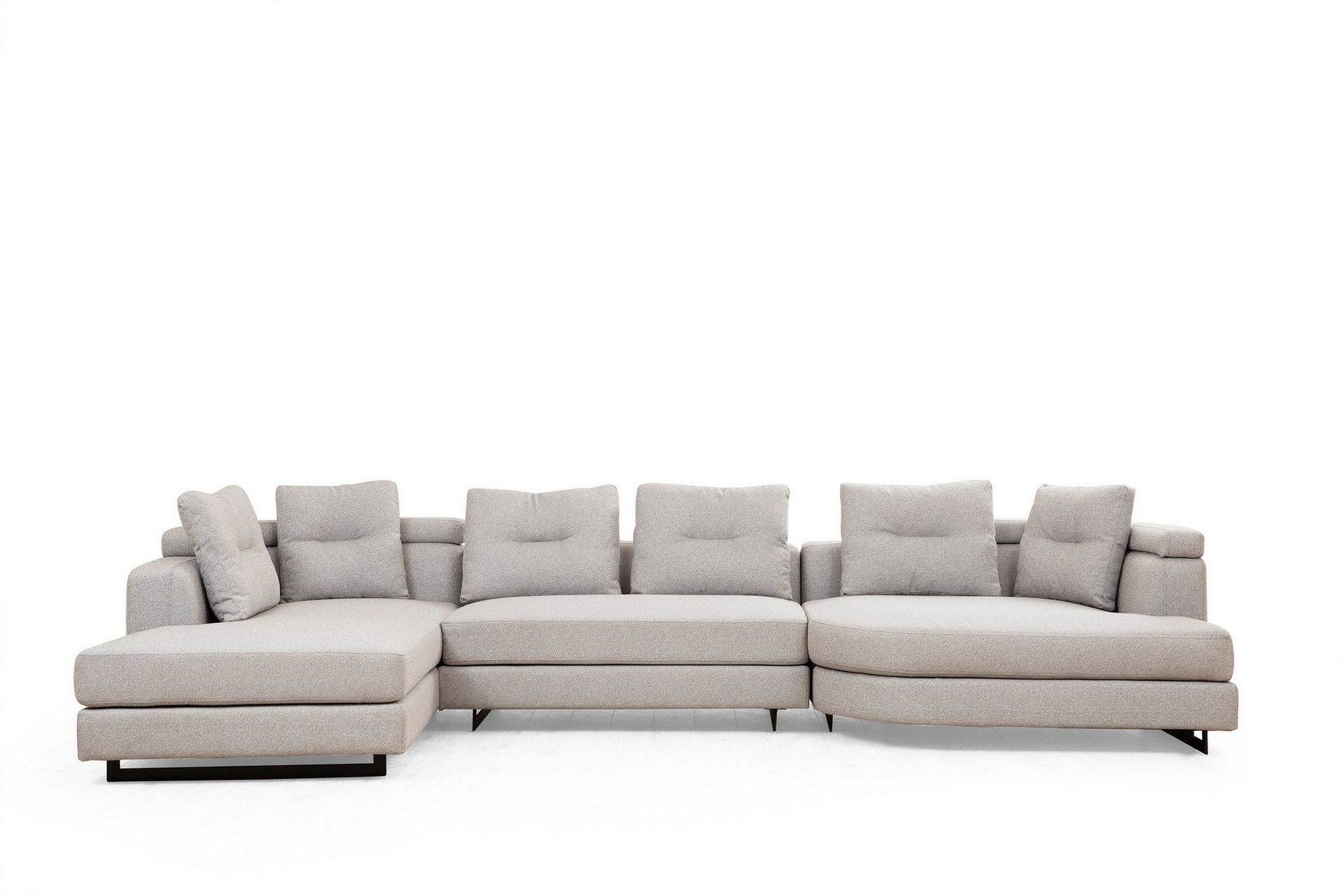 Pavdova Hjørnesofa 4-seter - Lysegrå - Møbler - Sofaer - Hjørnesofa