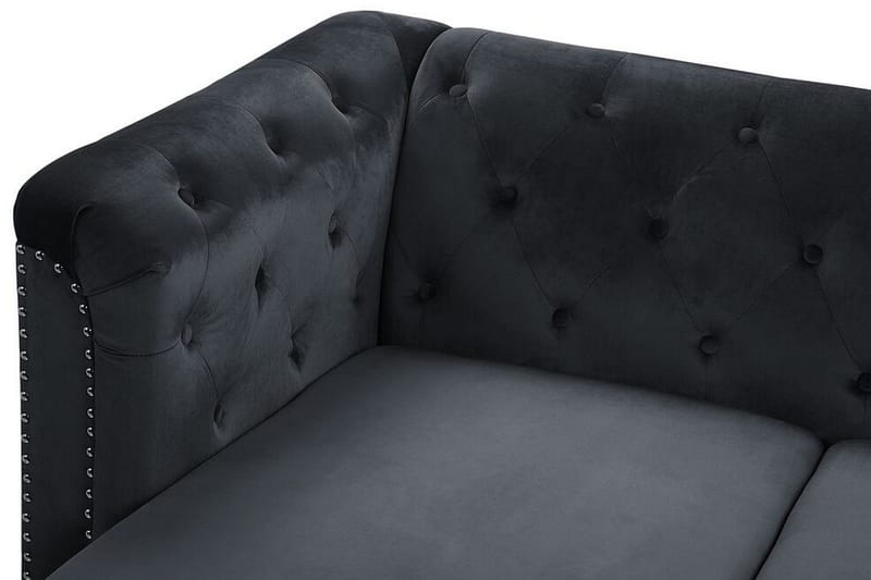 Porman Hjørnesofa Høyre - Svart - Møbler - Sofaer - Hjørnesofa
