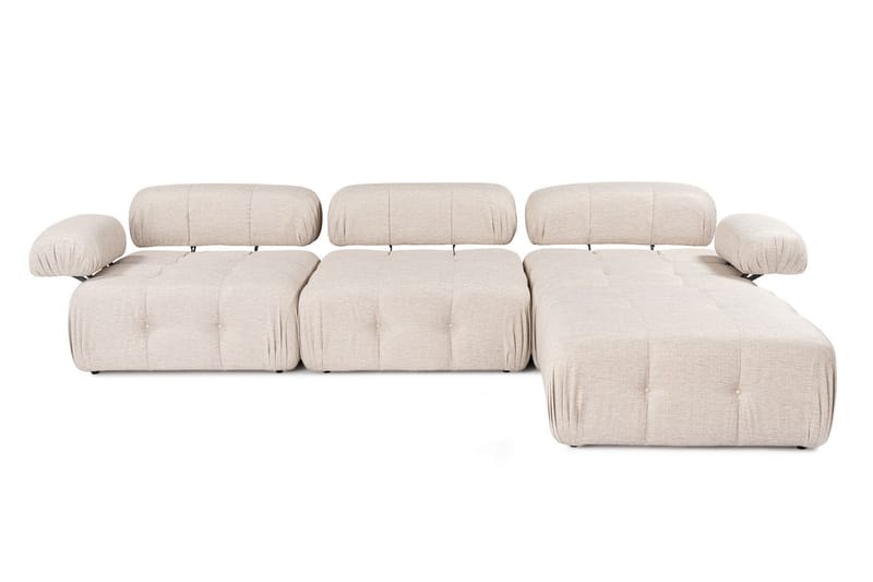 Reverto Hjørnesofa 3-seter - Lyse brun - Møbler - Sofaer - Sofa med sjeselong