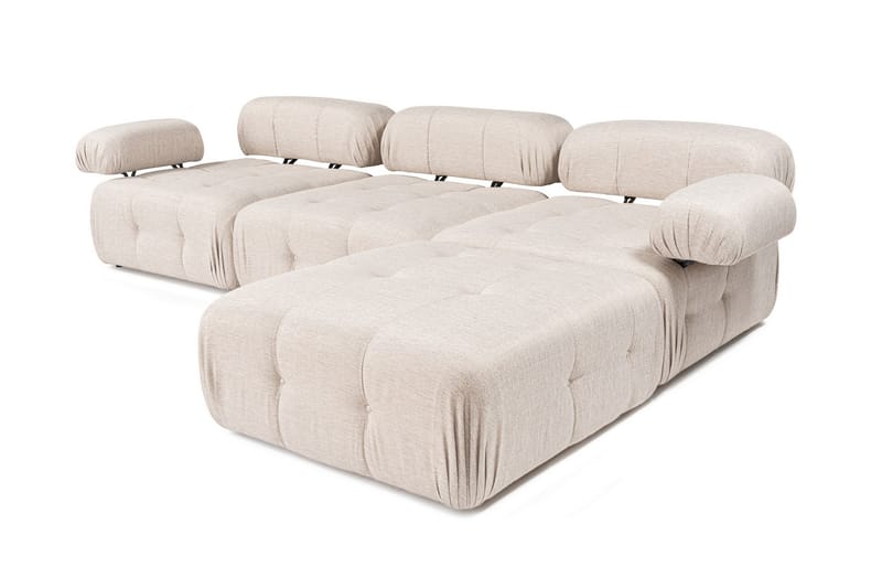 Reverto Hjørnesofa 3-seter - Lyse brun - Møbler - Sofaer - Sofa med sjeselong