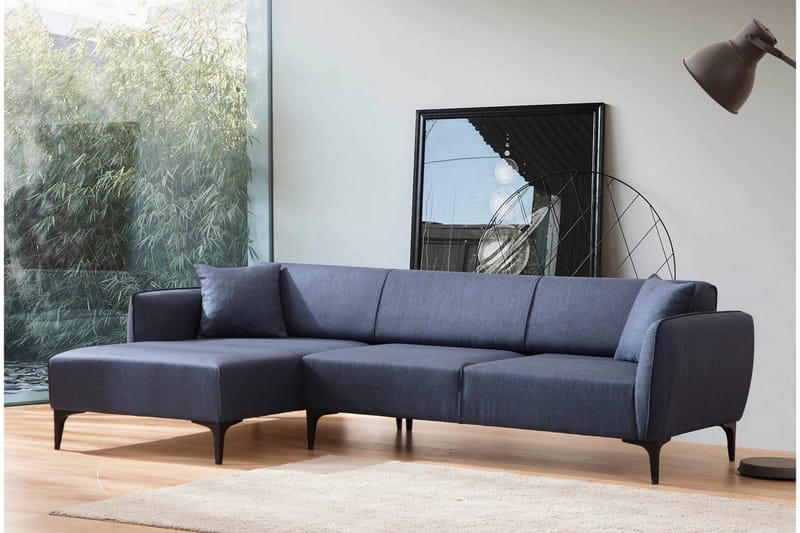 Rossland Divansofa 3-seters - Blå - Møbler - Sofaer - Hjørnesofa