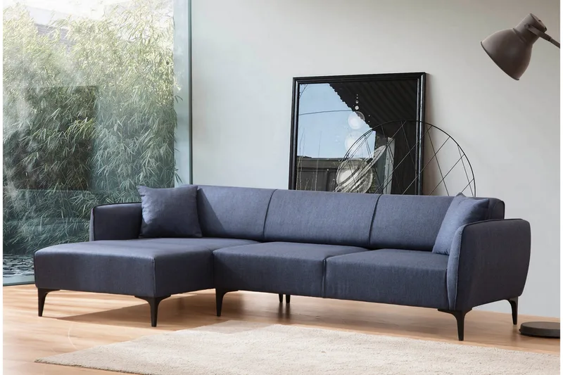 Rossland Divansofa 3-seters, Blå