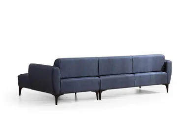 Rossland Divansofa 3-seters - Blå - Møbler - Sofaer - Sofa med sjeselong