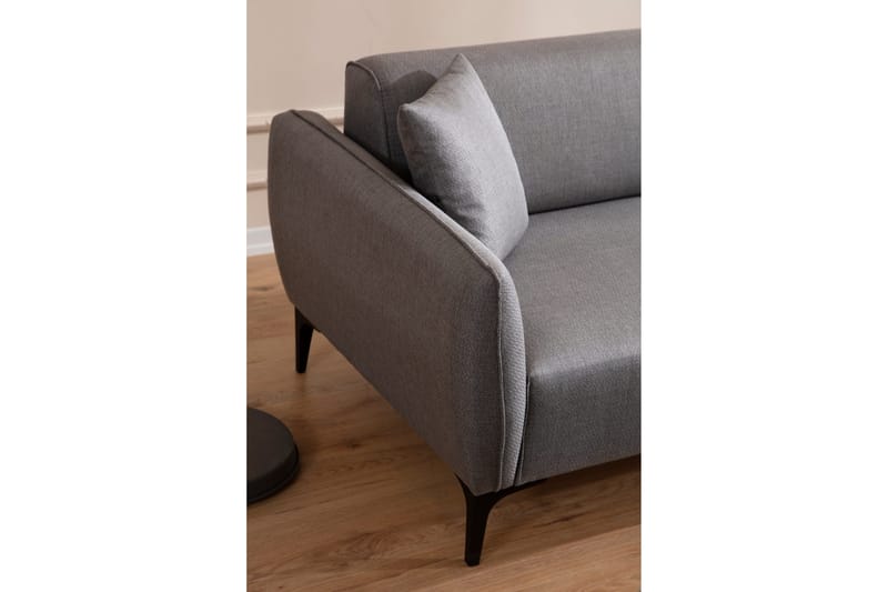 Rossland Divansofa 3-seters - Grå - Møbler - Sofaer - Hjørnesofa - Hjørnesofa med divan