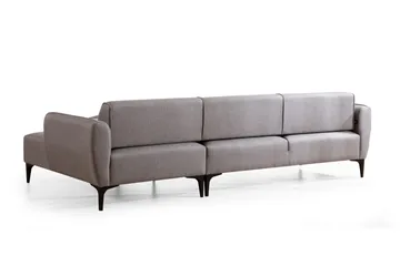 Rossland Divansofa 3-seters - Grå - Møbler - Sofaer - Sofa med sjeselong
