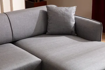 Rossland Divansofa 3-seters - Grå - Møbler - Sofaer - Sofa med sjeselong