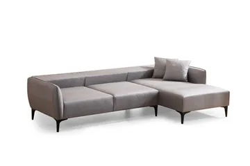 Rossland Divansofa 3-seters - Grå - Møbler - Sofaer - Sofa med sjeselong