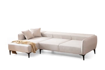 Rossland Divansofa 3-seters - Hvit - Møbler - Sofaer - Sofa med sjeselong - 3 seters sofa med divan