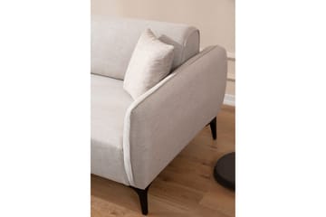 Rossland Divansofa 3-seters - Hvit - Møbler - Sofaer - Sofa med sjeselong - 3 seters sofa med divan
