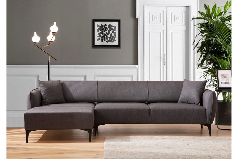 Rossland Divansofa 3-seters - Mørkegrå - Møbler - Sofaer - Hjørnesofa