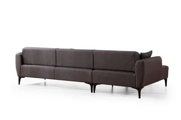 Rossland Divansofa 3-seters - Mørkegrå - Møbler - Sofaer - Sofa med sjeselong - 3 seters sofa med divan