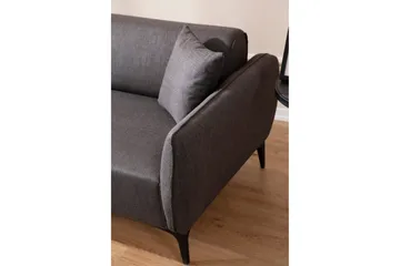 Rossland Divansofa 3-seters - Mørkegrå - Møbler - Sofaer - Sofa med sjeselong - 3 seters sofa med divan