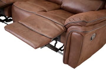 Saranda Hjørnesofa - Brun - Møbler - Sofaer - Hjørnesofa