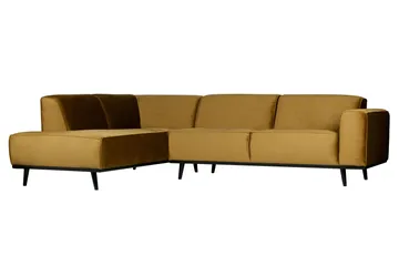 Statement Hjørnesofa Venstre - Honninggul - Møbler - Sofaer - Hjørnesofa