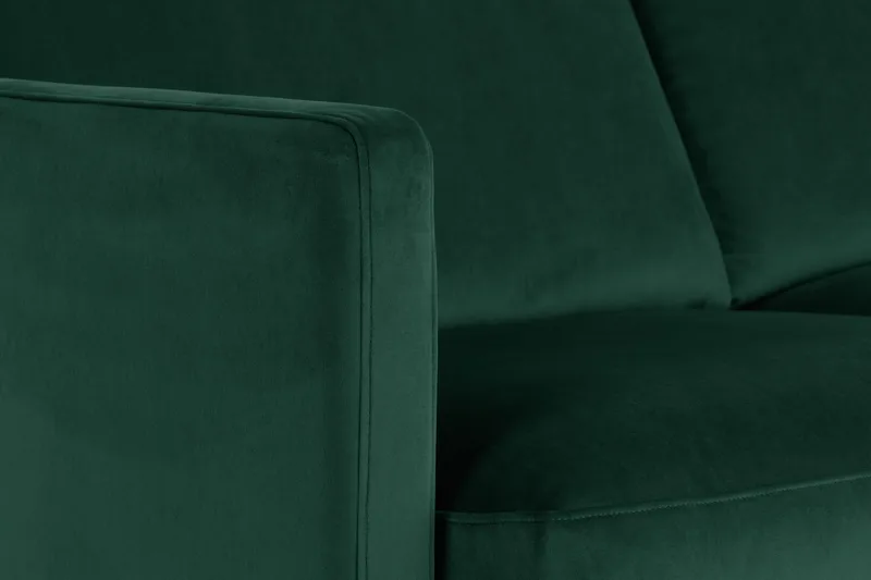 Teodin Hjørnesofa Fløyel - Grønn - Møbler - Sofaer - Hjørnesofa