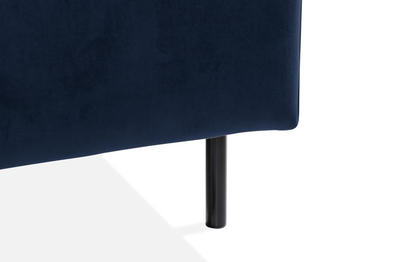 Teodin Hjørnesofa Large Fløyel - Blå - Møbler - Sofaer - Hjørnesofa