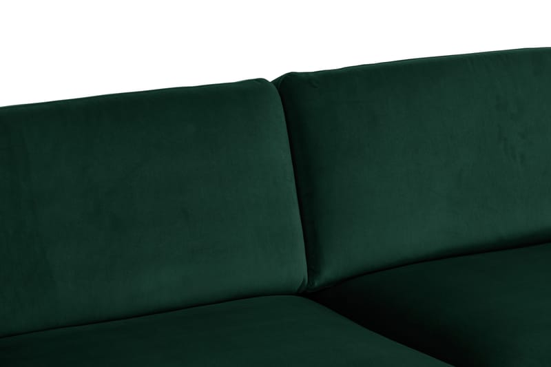 Teodin Hjørnesofa Large Fløyel - Grønn - Møbler - Sofaer - Hjørnesofa