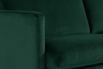 Teodin Hjørnesofa Large Fløyel - Grønn - Møbler - Sofaer - Hjørnesofa