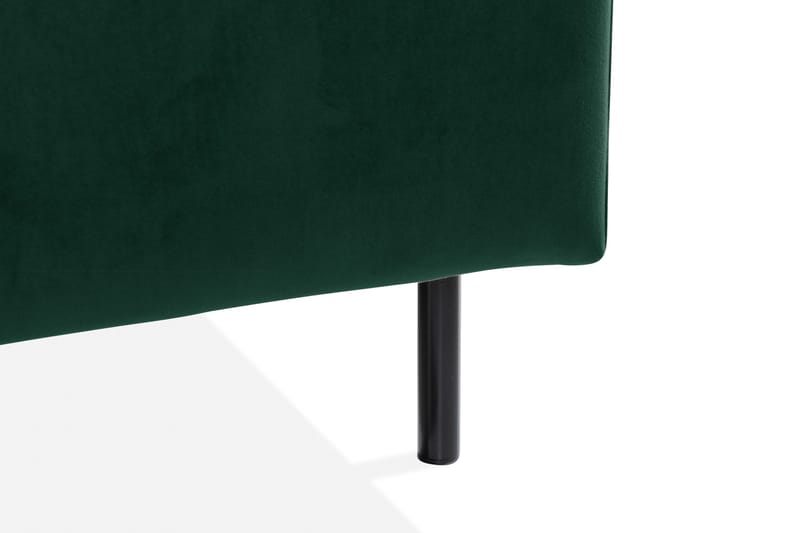 Teodin Hjørnesofa Large Fløyel - Grønn - Møbler - Sofaer - Hjørnesofa