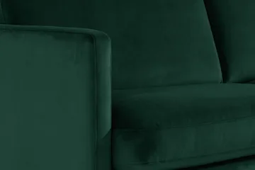 Teodin Hjørnesofa Large Fløyel - Grønn - Møbler - Sofaer - Hjørnesofa