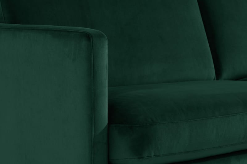 Teodin Hjørnesofa Large Fløyel - Grønn - Møbler - Sofaer - Hjørnesofa