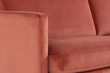 Teodin Hjørnesofa Large Fløyel - Rosa - Møbler - Sofaer - Hjørnesofa