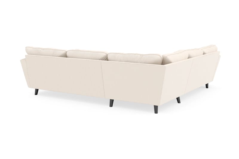 Trend Lyx 6-seters Vendbar L-formet Hjørnesofa i Manchester - Beige - Møbler - Sofaer - Hjørnesofa