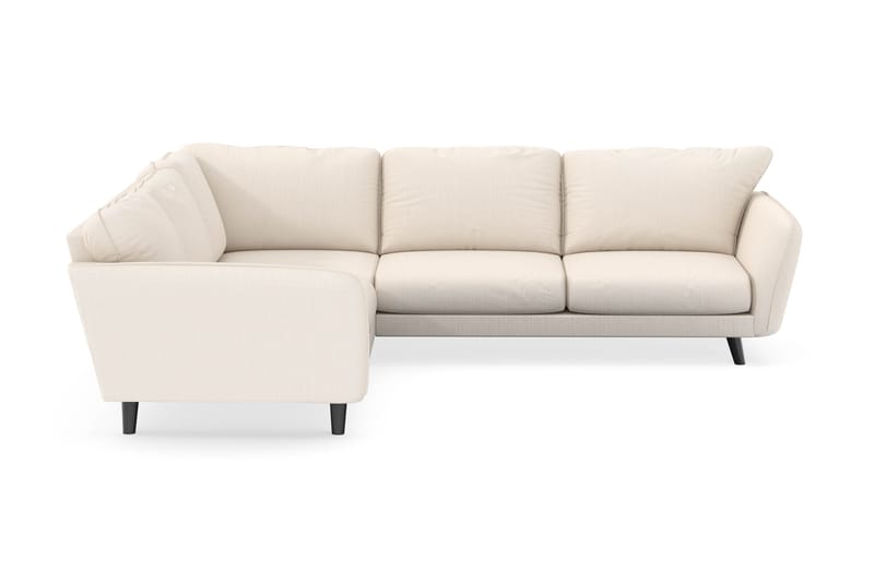 Trend Lyx 6-seters Vendbar L-formet Hjørnesofa i Manchester - Beige - Møbler - Sofaer - Hjørnesofa