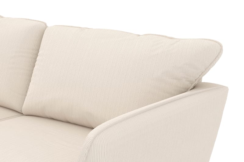 Trend Lyx 6-seters Vendbar L-formet Hjørnesofa i Manchester - Beige - Møbler - Sofaer - Hjørnesofa