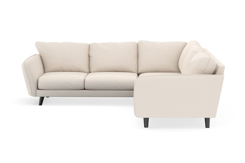 Trend Lyx 6-seters Vendbar L-formet Hjørnesofa i Manchester - Beige - Møbler - Sofaer - Hjørnesofa