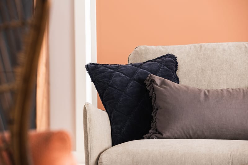 Trend Lyx 6-seters Vendbar L-formet Hjørnesofa i Stoff - Beige - Møbler - Sofaer - Hjørnesofa