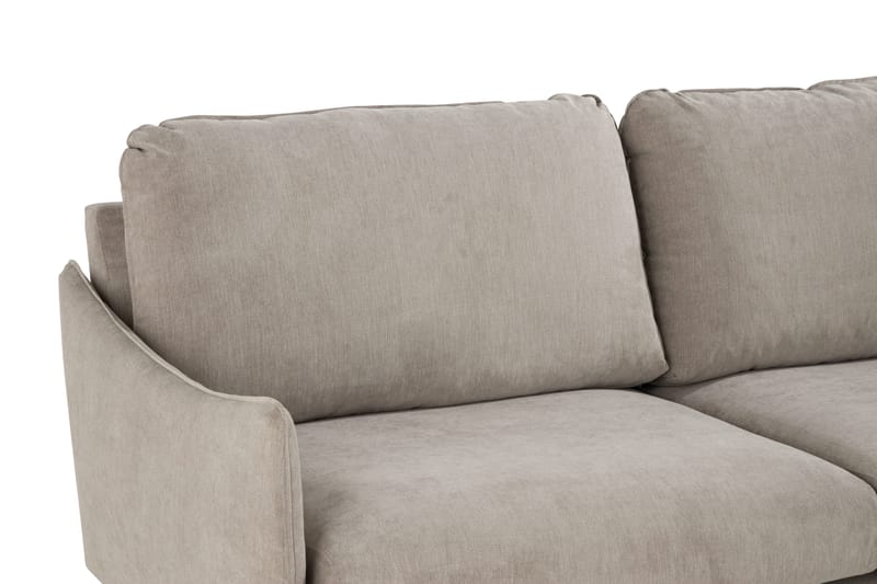 Trend Lyx 6-seters Vendbar L-formet Hjørnesofa i Stoff - Beige - Møbler - Sofaer - Hjørnesofa
