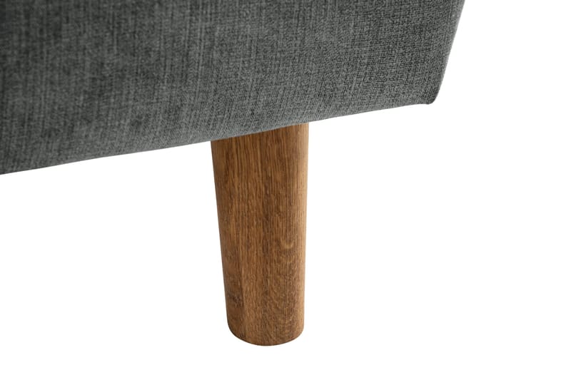 Trend Lyx 6-seters Vendbar L-formet Hjørnesofa i Stoff - Grå - Møbler - Sofaer - Hjørnesofa