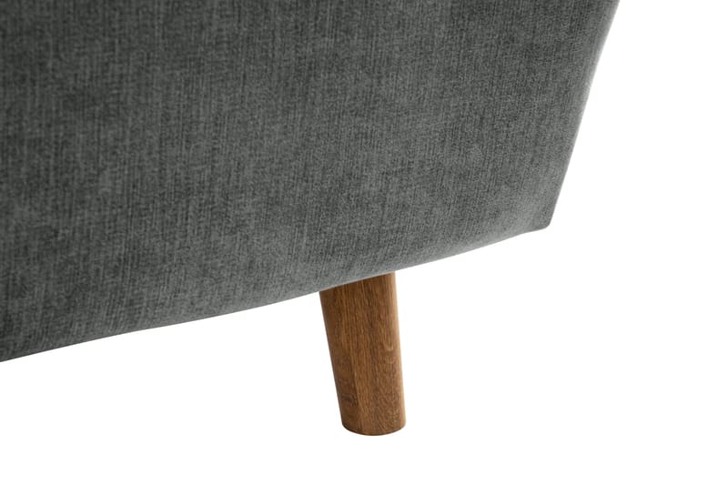 Trend Lyx 6-seters Vendbar L-formet Hjørnesofa i Stoff - Grå - Møbler - Sofaer - Hjørnesofa