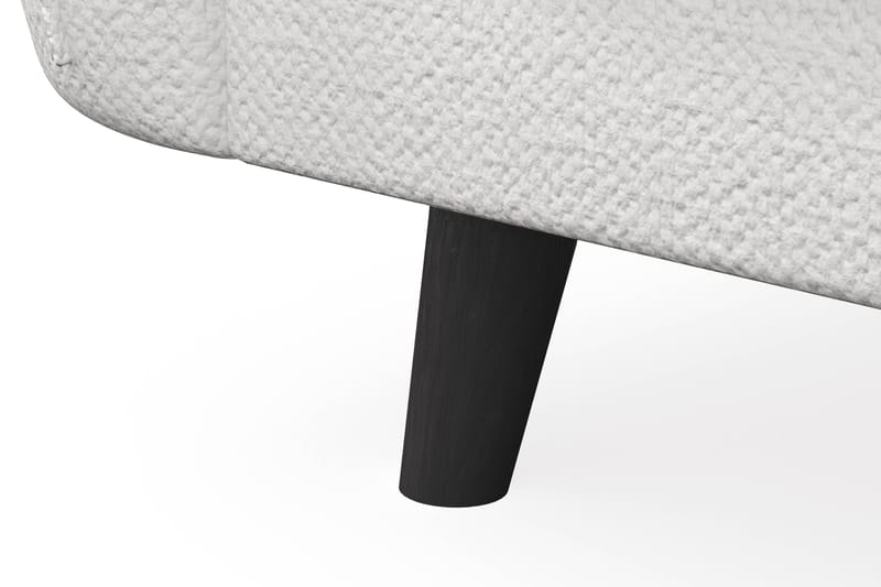 Trend Lyx 6-seters Vendbar L-formet Hjørnesofa i Stoff - Hvit - Møbler - Sofaer - Hjørnesofa