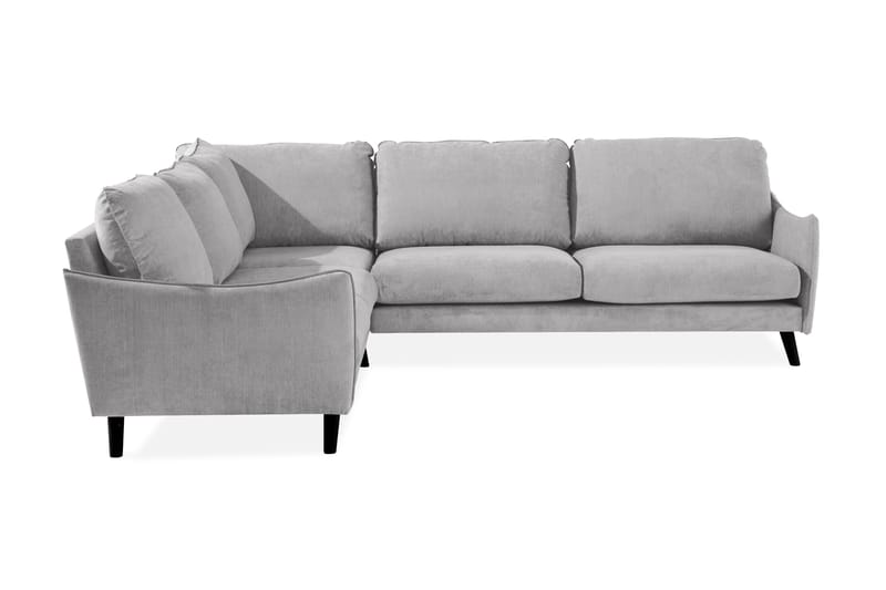 Trend Lyx 6-seters Vendbar L-formet Hjørnesofa i Stoff - Lys grå - Møbler - Sofaer - Hjørnesofa