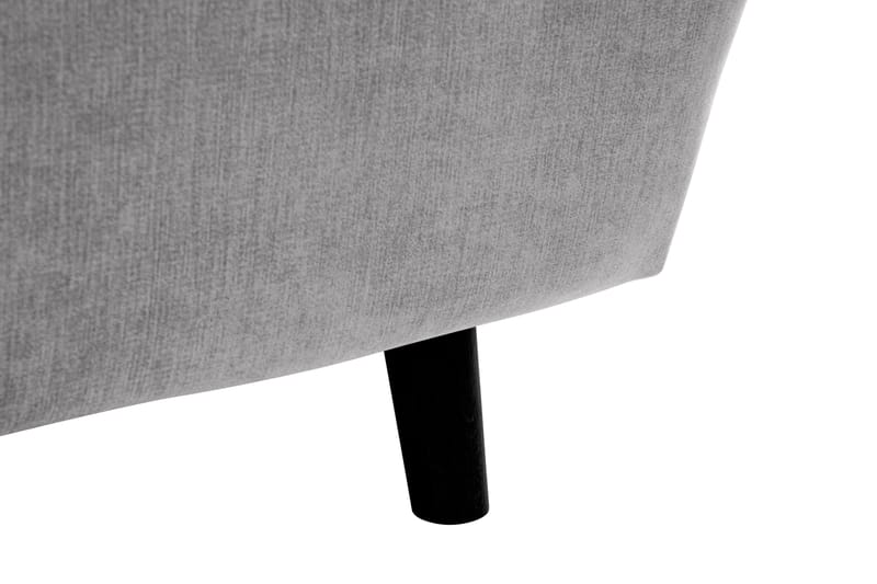 Trend Lyx 6-seters Vendbar L-formet Hjørnesofa i Stoff - Lys grå - Møbler - Sofaer - Hjørnesofa
