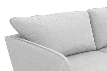 Trend Lyx 6-seters Vendbar L-formet Hjørnesofa i Stoff - Lys grå - Møbler - Sofaer - Hjørnesofa