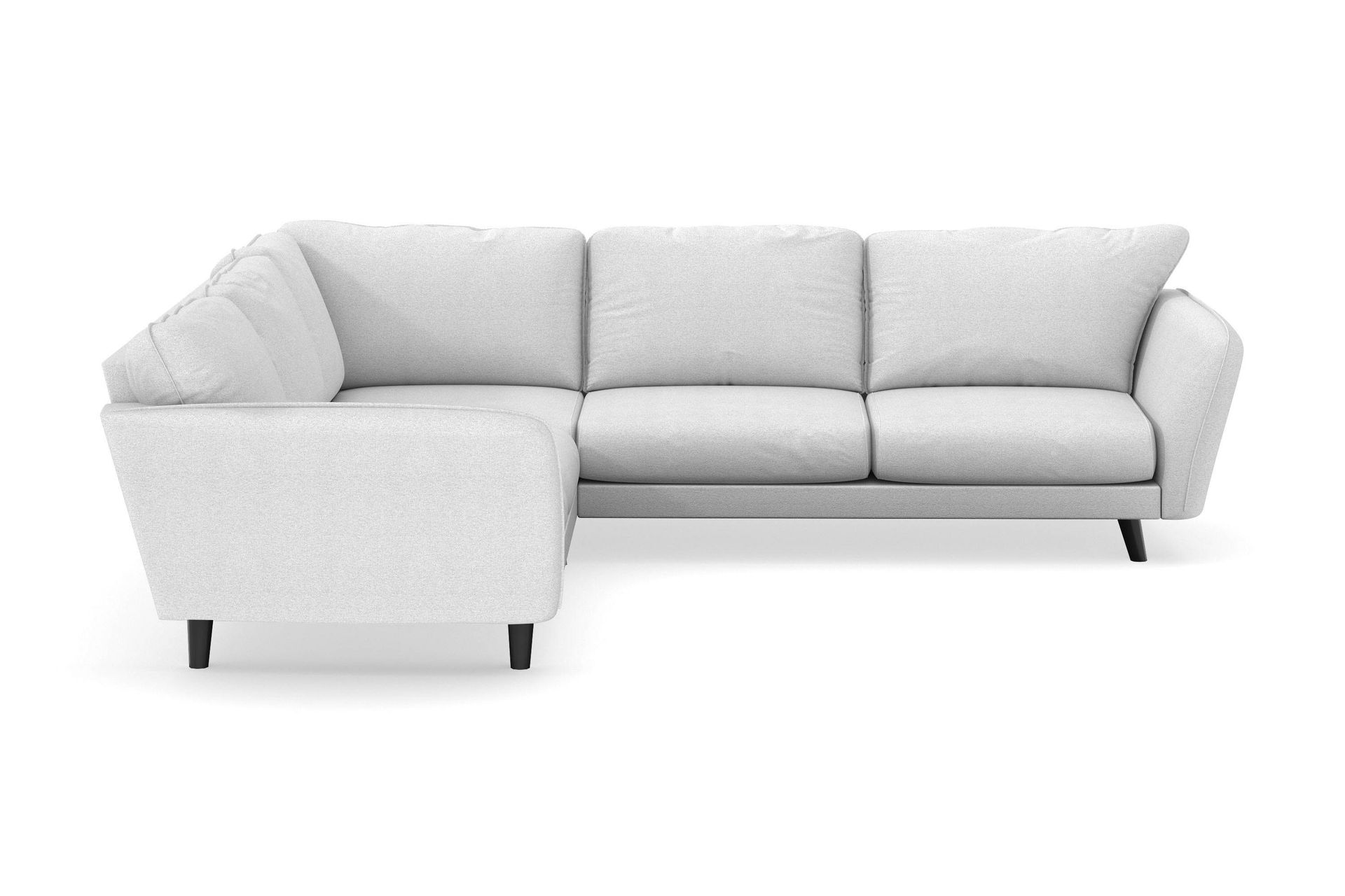 Trend Lyx 6-seters Vendbar L-formet Hjørnesofa i Stoff - Lys grå - Møbler - Sofaer - Hjørnesofa