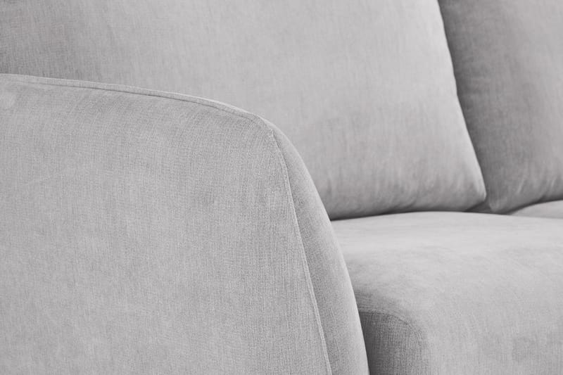Trend Lyx 6-seters Vendbar L-formet Hjørnesofa i Stoff - Lys grå - Møbler - Sofaer - Hjørnesofa
