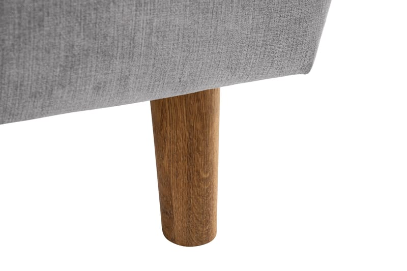 Trend Lyx 6-seters Vendbar L-formet Hjørnesofa i Stoff - Lys grå - Møbler - Sofaer - Hjørnesofa
