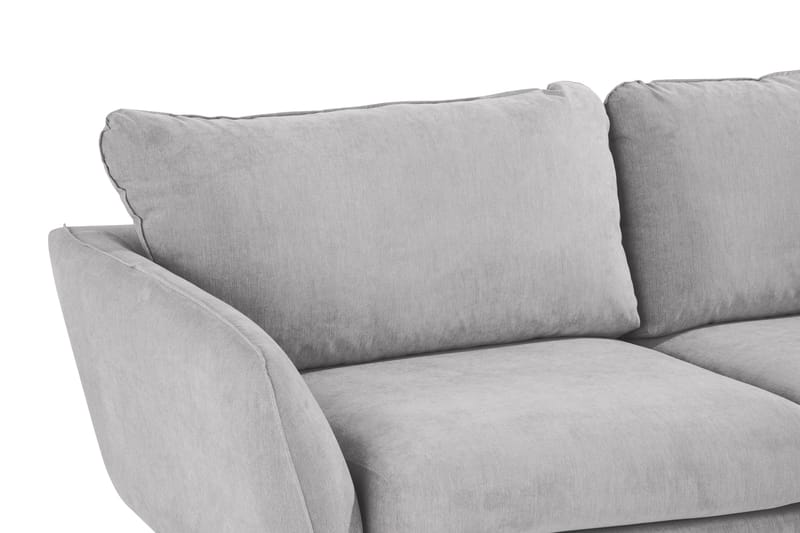 Trend Lyx 6-seters Vendbar L-formet Hjørnesofa i Stoff - Lys grå - Møbler - Sofaer - Hjørnesofa