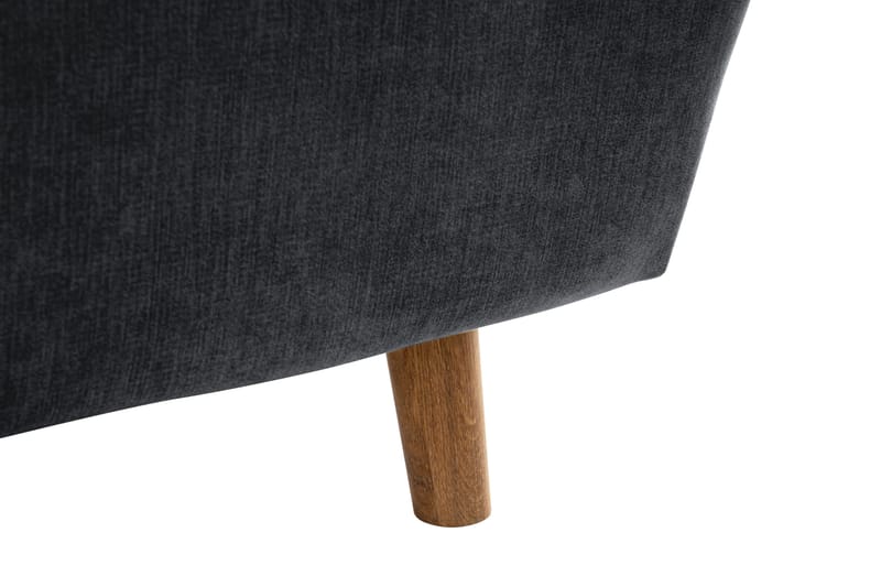 Trend Lyx 6-seters Vendbar L-formet Hjørnesofa i Stoff - Mørk grå - Møbler - Sofaer - Hjørnesofa