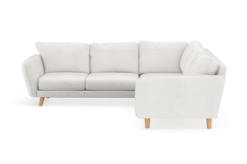 Trend Lyx Hjørnesofa Vendbar - Hvit|Bouclé - Hjørnesofa