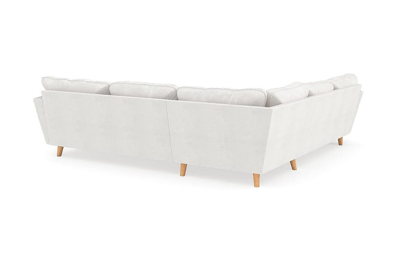 Trend Lyx Hjørnesofa Vendbar - Hvit|Bouclé - Hjørnesofa