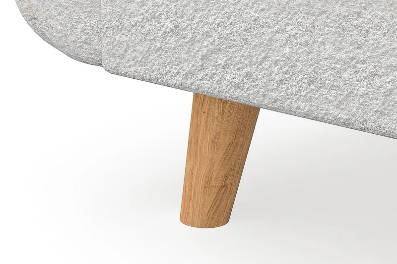 Trend Lyx Hjørnesofa Vendbar - Hvit|Bouclé - Møbler - Sofaer - Hjørnesofa