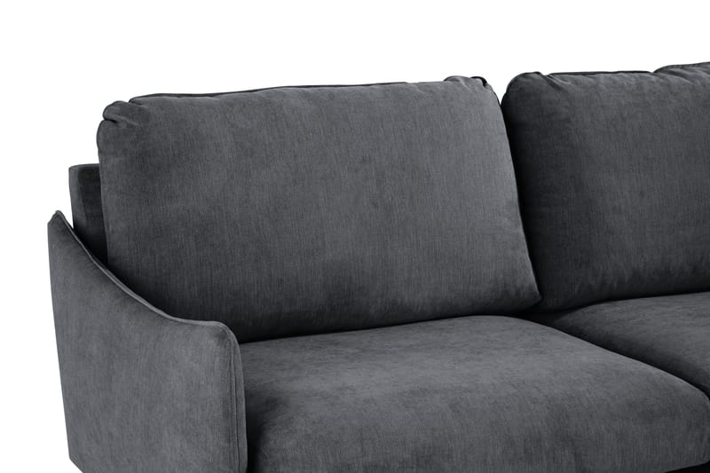 Trend Lyx Hjørnesofa Vendbar - Mørkegrå/Eik - Hjørnesofa